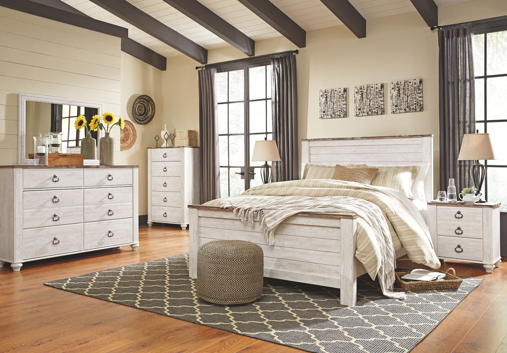 Willowton - Panel Bedroom Set – 6 Piece Bedroom Sets by Signature Design by Ashley® at Furniture Wholesale Plus , Nashville furniture store