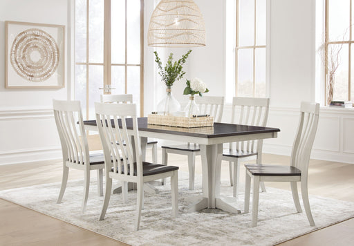 Darborn - Dining Room Set - Premium 7 Piece Dining Room Sets from Signature Design by Ashley® - Just $1308! Shop now at Furniture Wholesale Plus  We are the best furniture store in Nashville, Hendersonville, Goodlettsville, Madison, Antioch, Mount Juliet, Lebanon, Gallatin, Springfield, Murfreesboro, Franklin, Brentwood