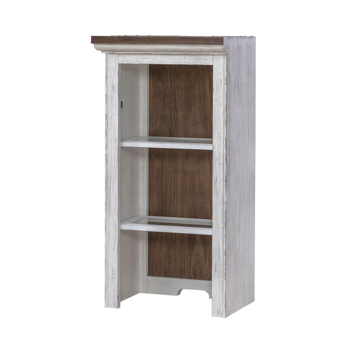 River Place - Left Pier Top - Riverstone White & Tobacco – Piers by Liberty Furniture at Furniture Wholesale Plus , Nashville furniture store