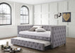 Mockern - Upholstered Twin Daybed With Trundle - Gray – Daybeds by CoasterEssence at Furniture Wholesale Plus , Nashville furniture store