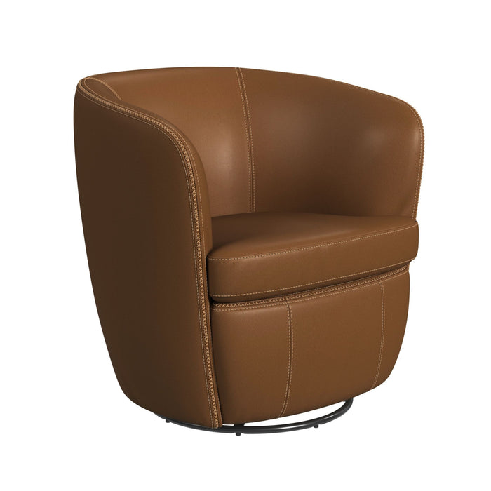 Vito - Swivel Chair - Pebble Tan – Swivel Chairs by Elements International at Furniture Wholesale Plus , Nashville furniture store