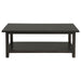 Payne - Wood Coffee Table with Shelf – Coffee Tables by Coaster Fine Furniture at Furniture Wholesale Plus , Nashville furniture store
