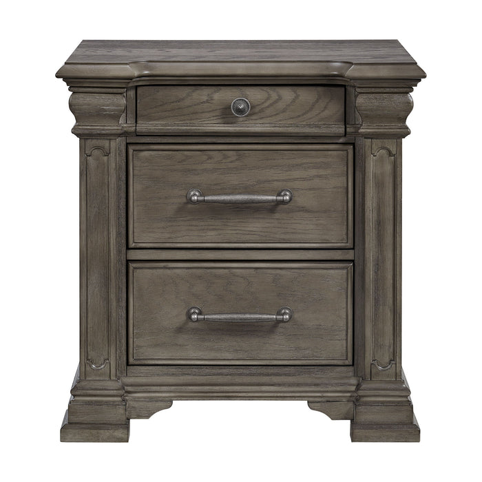 Kings Court - 3-Drawer Nightstand (Sliding Top) – Accent Nightstands by Elements International at Furniture Wholesale Plus , Nashville furniture store