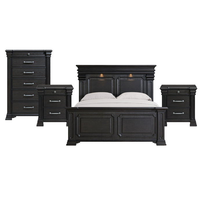 Kings Court - Bedroom Set – 3 Piece Bedroom Sets by Elements International at Furniture Wholesale Plus , Nashville furniture store