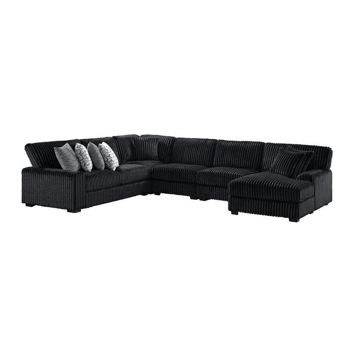 Nightfall - Sectional Set With 2 Pillows – Stationary Sectionals by Elements International at Furniture Wholesale Plus , Nashville furniture store