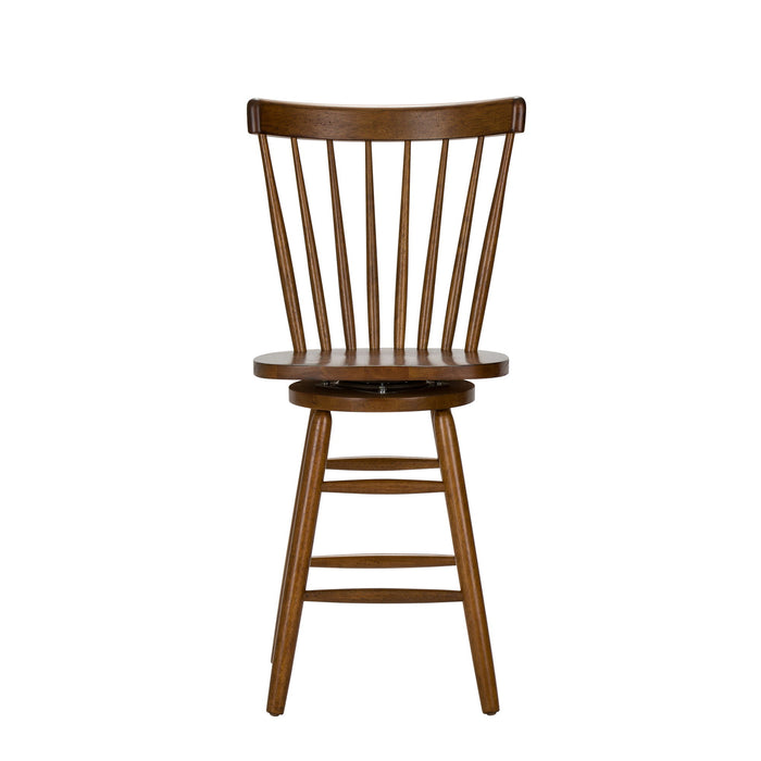 Creations - Swivel Counter Chair - Tobacco – Counter Chairs by Liberty Furniture at Furniture Wholesale Plus , Nashville furniture store
