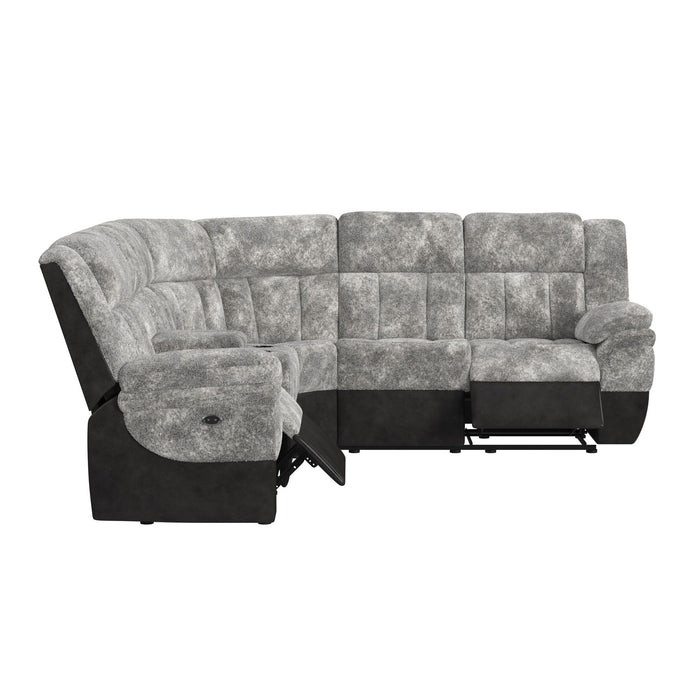 Santorini - 6 Piece Motion Sectional Set – Reclining Sectionals by Elements International at Furniture Wholesale Plus , Nashville furniture store