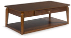 Trenmour - Rectangular Cocktail Table - Medium Brown – Cocktail Tables by Signature Design by Ashley® at Furniture Wholesale Plus , Nashville furniture store