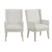 Avalanche - Dining Arm Chair (Set of 2) - Antique White – Chair Sets by Elements International at Furniture Wholesale Plus , Nashville furniture store