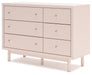 Wistenpine - Six Drawer Dresser - Blush – Dressers by Signature Design by Ashley® at Furniture Wholesale Plus , Nashville furniture store