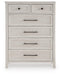 Darbonton - Six Drawer Chest - Dove White – Accent Chests by Signature Design by Ashley® at Furniture Wholesale Plus , Nashville furniture store