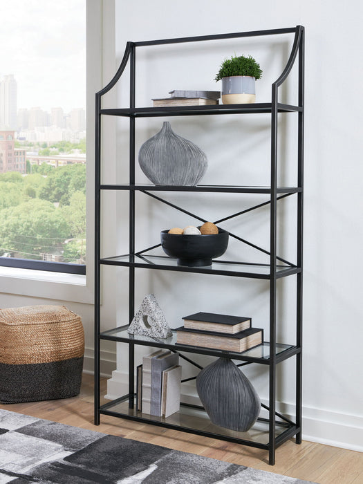 Dakerwell - Bookcase - Antique Black – Standard Bookcases by Signature Design by Ashley® at Furniture Wholesale Plus , Nashville furniture store