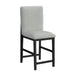 Portland - Square Back Fabric Barstool (Set of 2) - Gray / Black – Stool Sets by Elements International at Furniture Wholesale Plus , Nashville furniture store