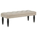 Marsha - 52" Upholstered Entryway Accent Bench - Latte – Upholstered Benches by Coaster Fine Furniture at Furniture Wholesale Plus , Nashville furniture store