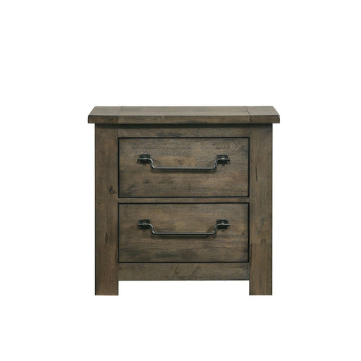 Maverick - Nightstand With USB - Gray – Nightstands w/ Charging Stations by Elements International at Furniture Wholesale Plus , Nashville furniture store