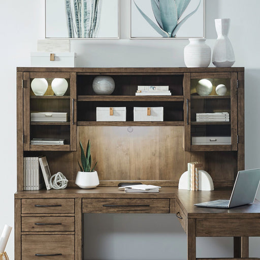 Shaker Lakes - Hutch - Harvest Brown – Hutches by Liberty Furniture at Furniture Wholesale Plus , Nashville furniture store