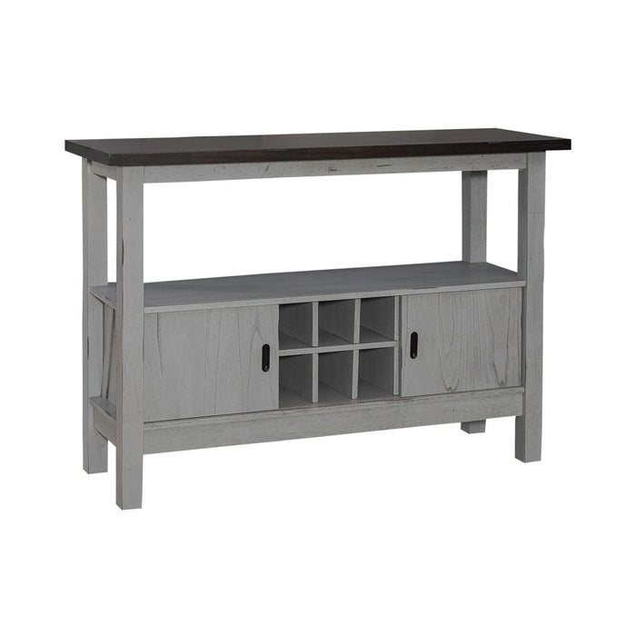 Newport - Server - Smokey Gray / Carbon Gray – Servers by Liberty Furniture at Furniture Wholesale Plus , Nashville furniture store