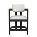Portland - Arm Counter Stool (Set of 2) - Black / White – Stool Sets by Elements International at Furniture Wholesale Plus , Nashville furniture store