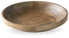 Clayburg - Bowl - Natural Brown – Plates & Bowls by Signature Design by Ashley® at Furniture Wholesale Plus , Nashville furniture store