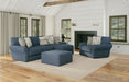 Cape May - Cocktail Ottoman - Denim – Coffee Table Ottomans by Jackson at Furniture Wholesale Plus , Nashville furniture store