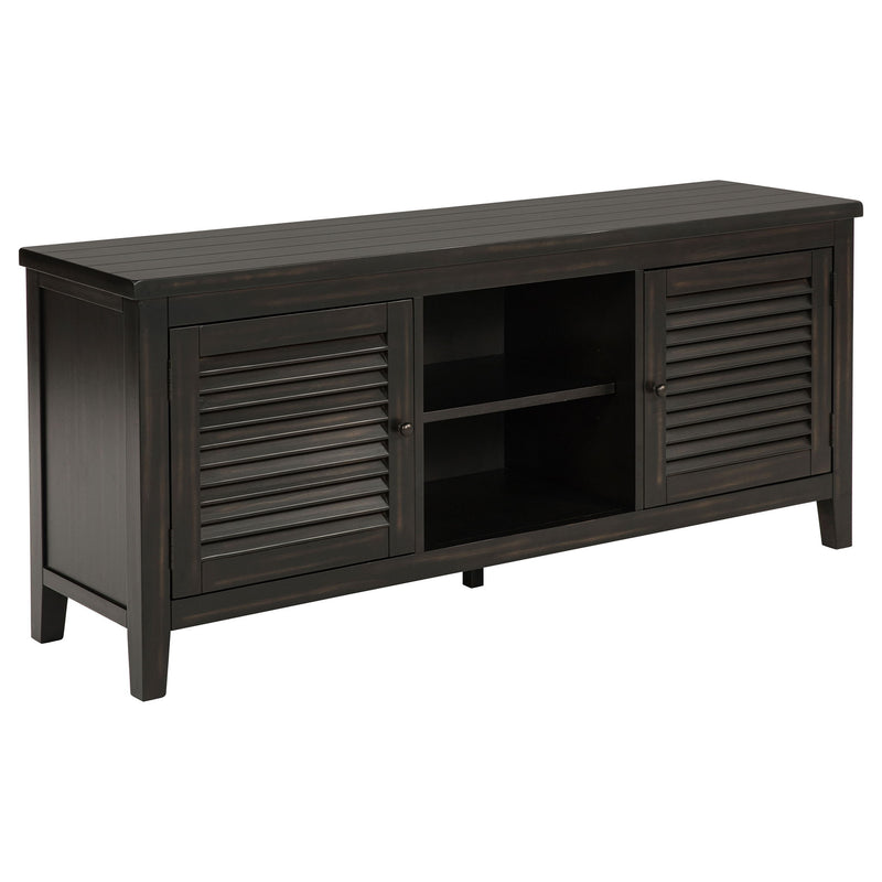 Concord - 2-Door TV Stand Console - Distressed Java – TV Stands by Coaster Fine Furniture at Furniture Wholesale Plus , Nashville furniture store
