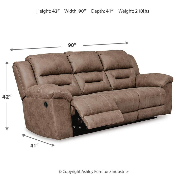 Stoneland - Reclining Sofa – Reclining Sofas by Signature Design by Ashley® at Furniture Wholesale Plus , Nashville furniture store