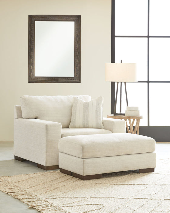 Maggie - Living Room Set – Stationary Chair & Ottoman by Signature Design by Ashley® at Furniture Wholesale Plus , Nashville furniture store