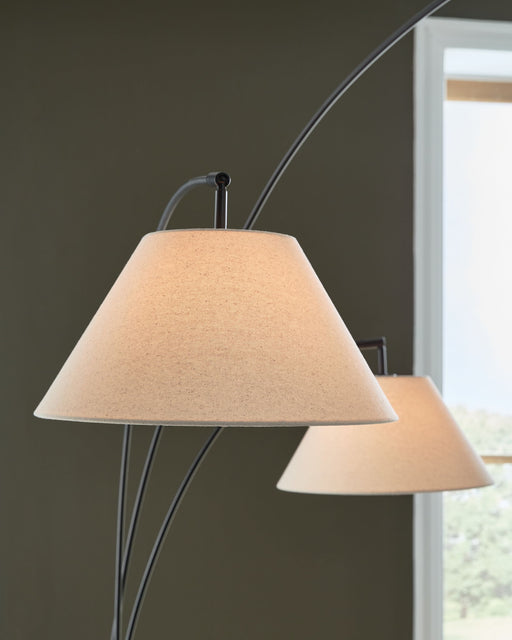 Gibbswellner - Metal Arc Lamp - Black – Floor Lamps by Signature Design by Ashley® at Furniture Wholesale Plus , Nashville furniture store