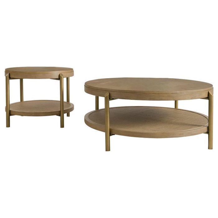Arini - Round Coffee And End Table Set – Table Sets by Coaster Fine Furniture at Furniture Wholesale Plus , Nashville furniture store