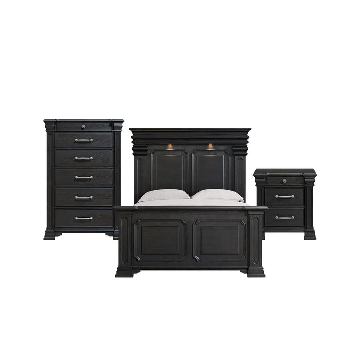 Kings Court - Bedroom Set – 3 Piece Bedroom Sets by Elements International at Furniture Wholesale Plus , Nashville furniture store
