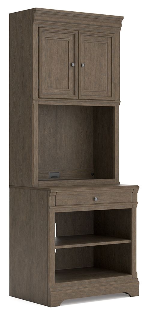 Janismore - Weathered Gray - Bookcase - Premium Standard Bookcases from Signature Design by Ashley® - Just $848! Shop now at Furniture Wholesale Plus  We are the best furniture store in Nashville, Hendersonville, Goodlettsville, Madison, Antioch, Mount Juliet, Lebanon, Gallatin, Springfield, Murfreesboro, Franklin, Brentwood