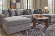 Modmax - Granite - Sectional – Stationary Sectionals by Signature Design by Ashley® at Furniture Wholesale Plus , Nashville furniture store