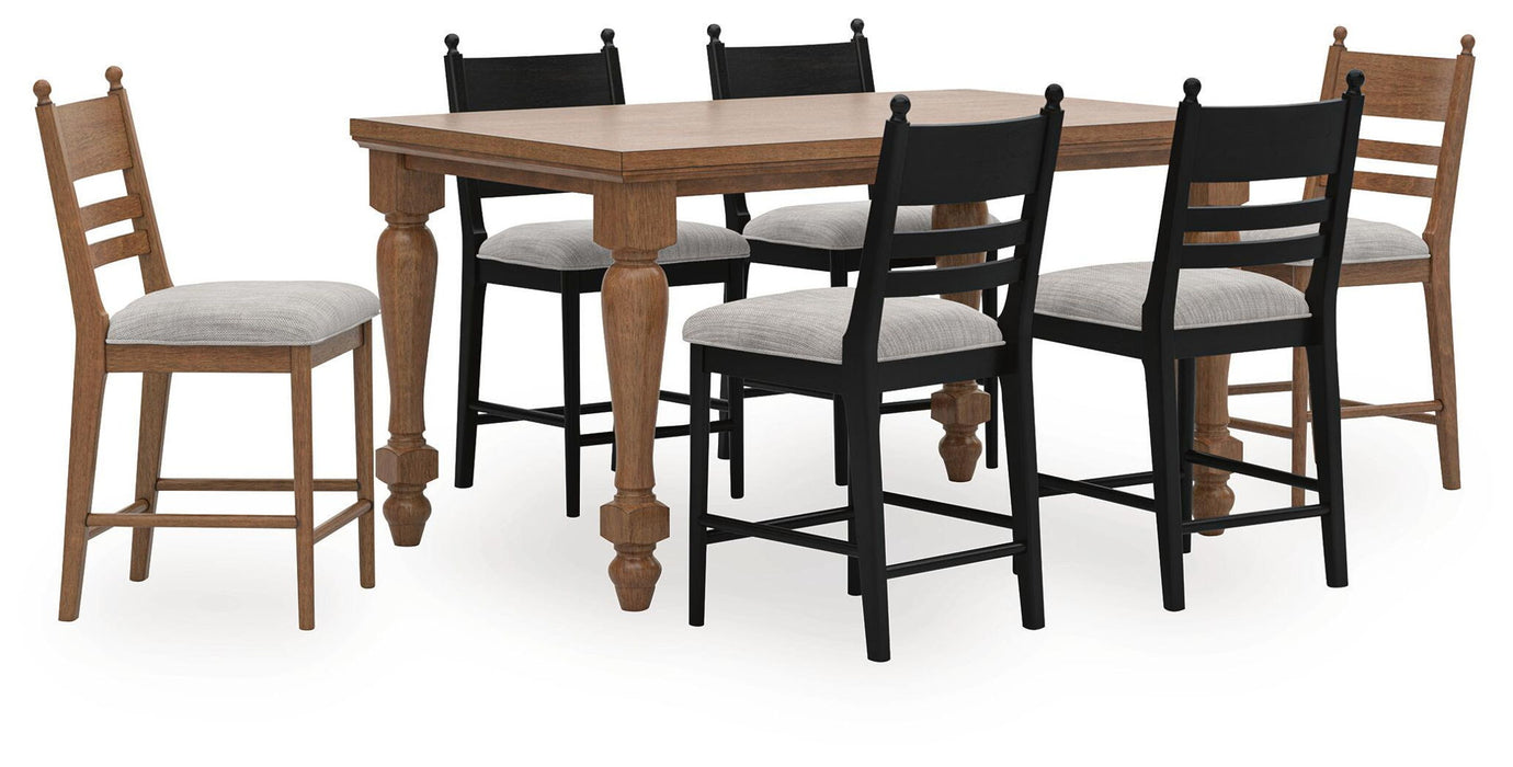 Greddinton - Counter Height Dining Table Set – 7 Piece Dining Room Sets by Signature Design by Ashley® at Furniture Wholesale Plus , Nashville furniture store