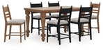 Greddinton - Counter Height Dining Table Set – 7 Piece Dining Room Sets by Signature Design by Ashley® at Furniture Wholesale Plus , Nashville furniture store