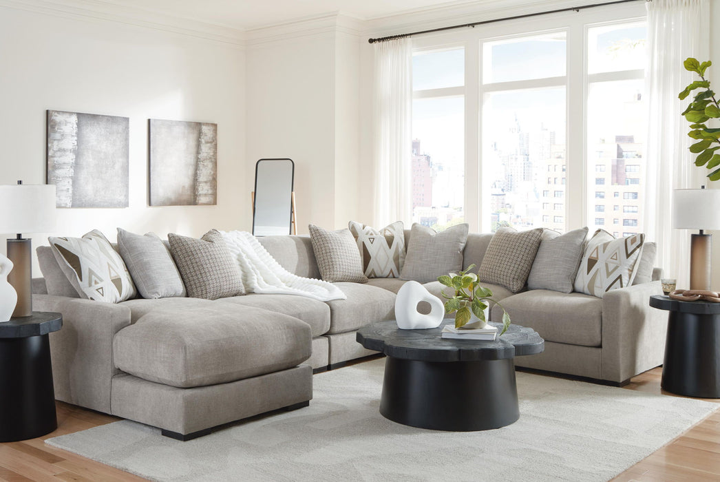 Aslan Court - Sectional – Stationary Sectionals by Benchcraft® at Furniture Wholesale Plus , Nashville furniture store