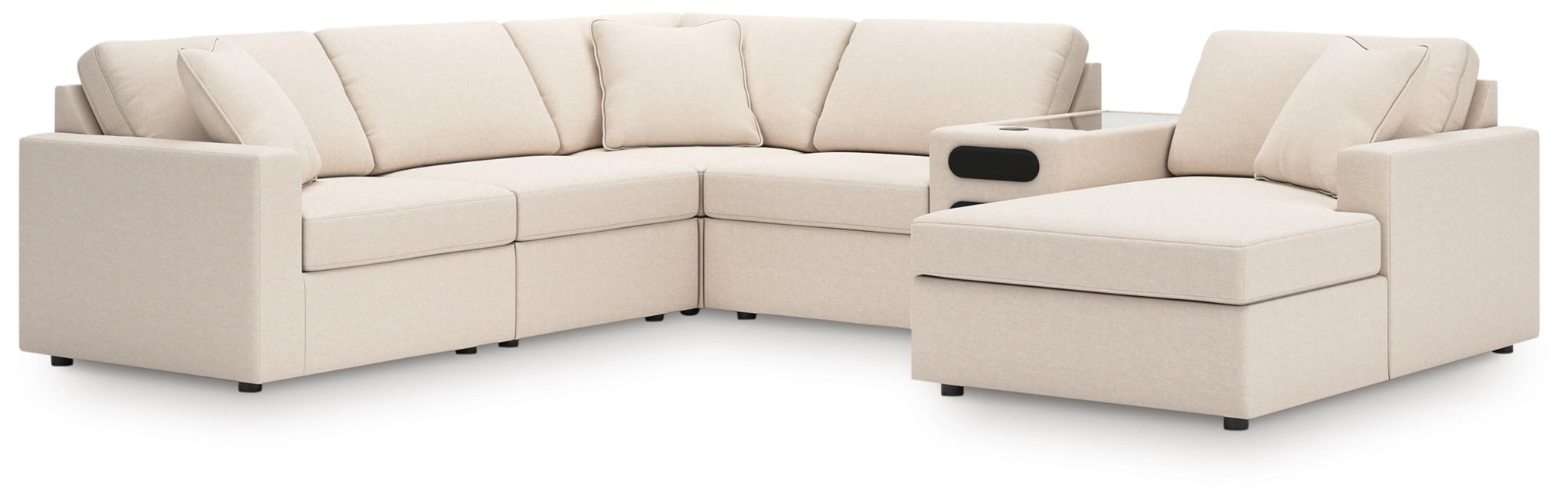 Modmax - Sectional - Oyster – Stationary Sectionals by Signature Design by Ashley® at Furniture Wholesale Plus , Nashville furniture store