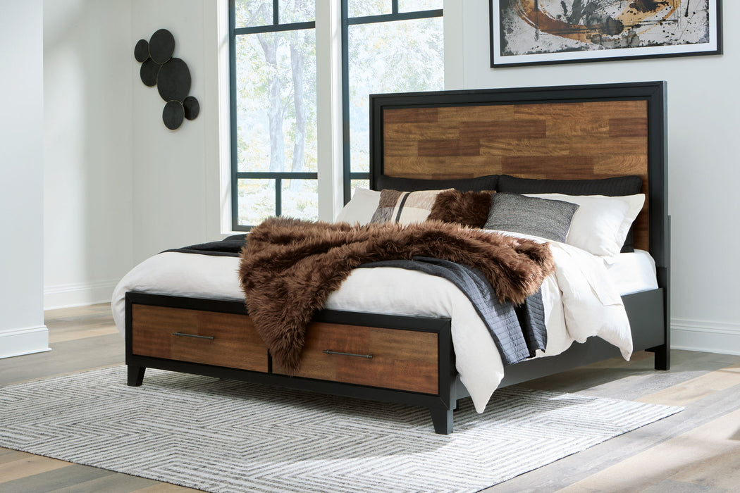 Kraeburn - Panel Storage Bed – Storage Beds by Benchcraft® at Furniture Wholesale Plus , Nashville furniture store