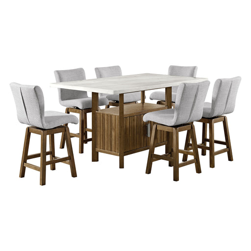 Carmela - Counter Height Dining Set – 5 Piece Dining Room Sets by Elements International at Furniture Wholesale Plus , Nashville furniture store