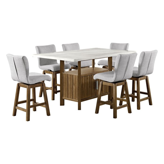 Carmela - Counter Height Dining Set – 5 Piece Dining Room Sets by Elements International at Furniture Wholesale Plus , Nashville furniture store