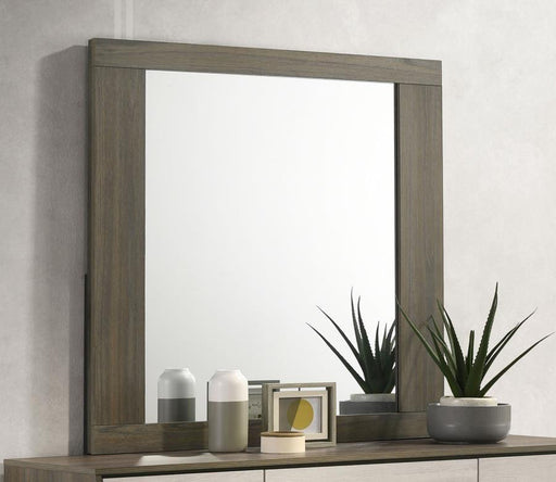 Fenwick - Dresser Mirror - - Gray Oak - Premium Bedroom Mirrors from Coaster Fine Furniture - Just $99! Shop now at Furniture Wholesale Plus  We are the best furniture store in Nashville, Hendersonville, Goodlettsville, Madison, Antioch, Mount Juliet, Lebanon, Gallatin, Springfield, Murfreesboro, Franklin, Brentwood