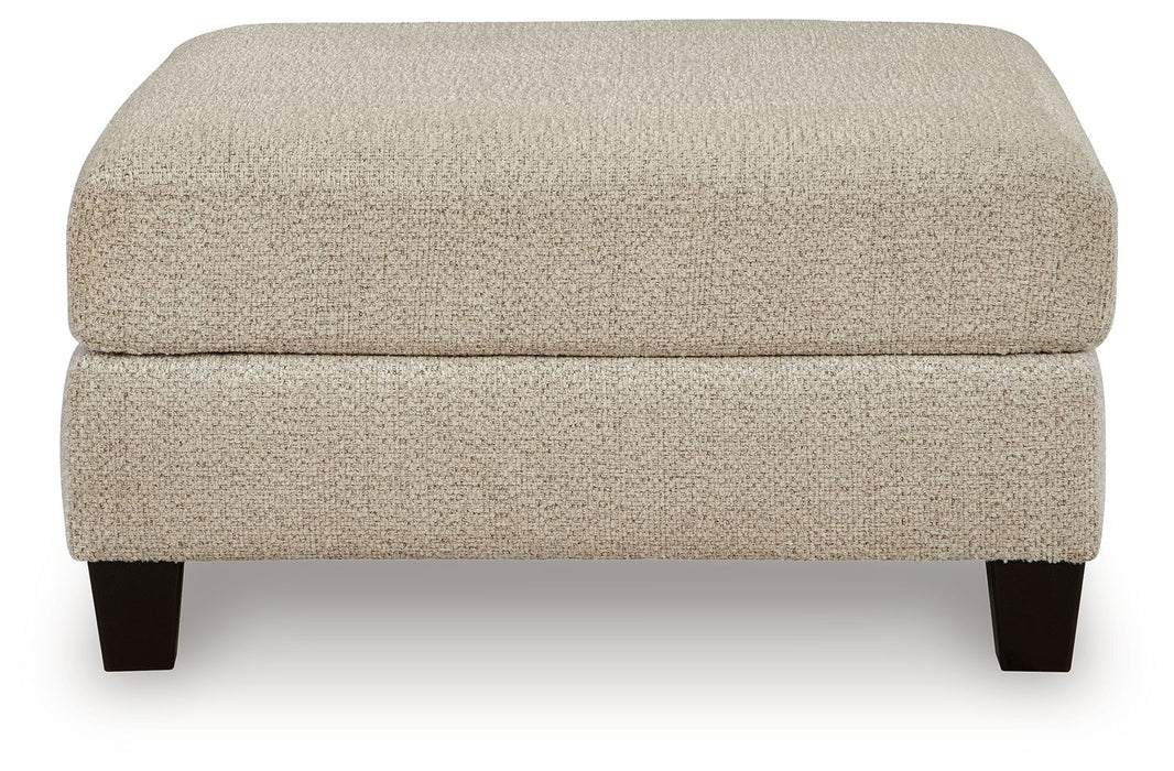 Steelwater Retreat - Oversized Accent Ottoman - Latte – Accent Ottomans by Benchcraft® at Furniture Wholesale Plus , Nashville furniture store