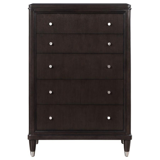 Emberlyn - 5-Drawer Bedroom Chest - Brown – Accent Chests by Coaster Fine Furniture at Furniture Wholesale Plus , Nashville furniture store