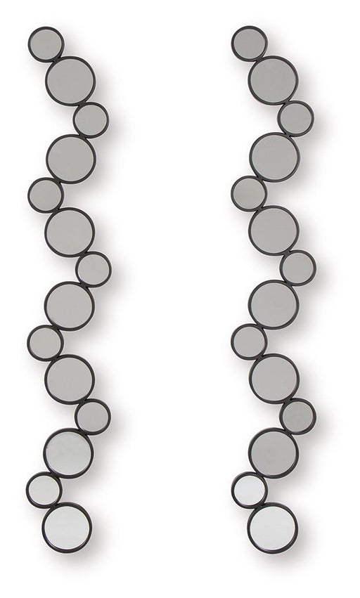 Vinler - Accent Mirror Set (Set of 2) - Black – Accent Mirrors by Signature Design by Ashley® at Furniture Wholesale Plus , Nashville furniture store