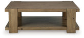 Flangren - Rectangular Cocktail Table - Light Brown – Cocktail Tables by Signature Design by Ashley® at Furniture Wholesale Plus , Nashville furniture store