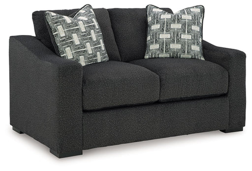 Wryenlynn - Onyx - Loveseat - Premium Stationary Loveseats from Benchcraft® - Just $718! Shop now at Furniture Wholesale Plus  We are the best furniture store in Nashville, Hendersonville, Goodlettsville, Madison, Antioch, Mount Juliet, Lebanon, Gallatin, Springfield, Murfreesboro, Franklin, Brentwood
