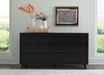 Danziar - Six Drawer Dresser - Black – Dressers by Signature Design by Ashley® at Furniture Wholesale Plus , Nashville furniture store