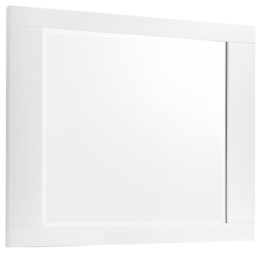 Felicity - Dresser Mirror - White High Gloss - Premium Bedroom Mirrors from CoasterEssence - Just $159! Shop now at Furniture Wholesale Plus  We are the best furniture store in Nashville, Hendersonville, Goodlettsville, Madison, Antioch, Mount Juliet, Lebanon, Gallatin, Springfield, Murfreesboro, Franklin, Brentwood