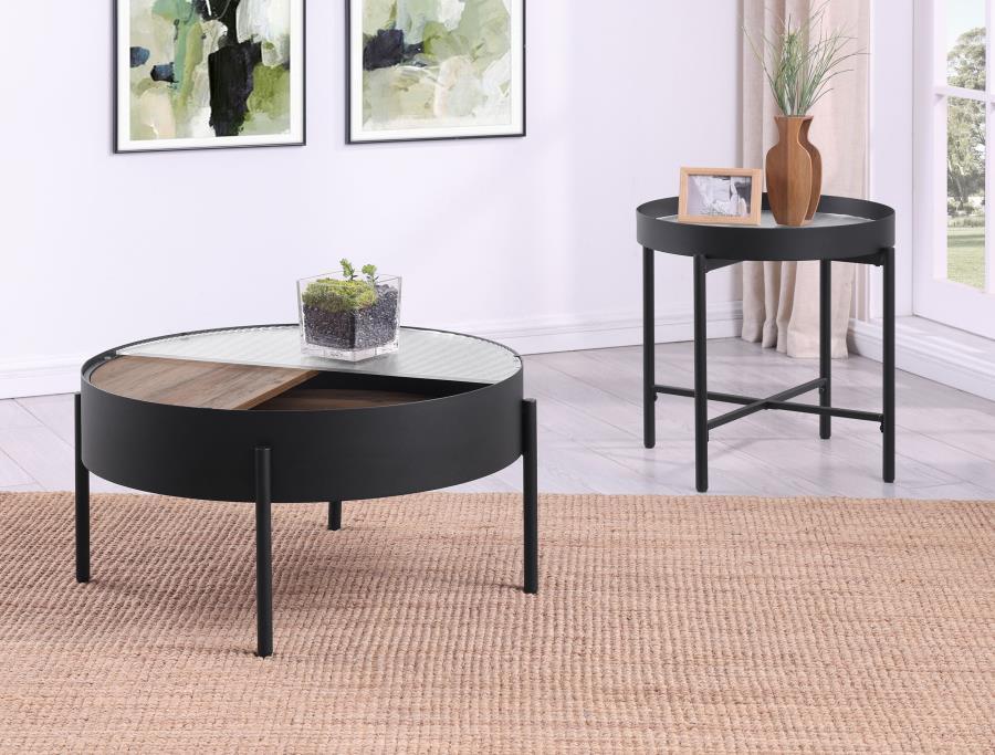 Ozella - Round Coffee Table Set – Table Sets by Coaster Fine Furniture at Furniture Wholesale Plus , Nashville furniture store