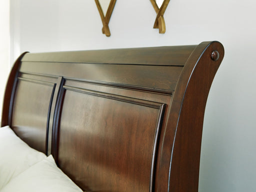 Trellington - Queen Sleigh Storage Bed - Brown – Storage Beds by Signature Design by Ashley® at Furniture Wholesale Plus , Nashville furniture store