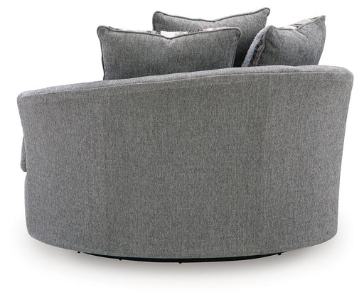 Creston Heights - Oversized Swivel Accent Chair - Smolder – Swivel Chairs by Signature Design by Ashley® at Furniture Wholesale Plus , Nashville furniture store